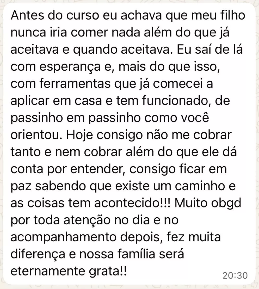 Depoimento real de mãe 1